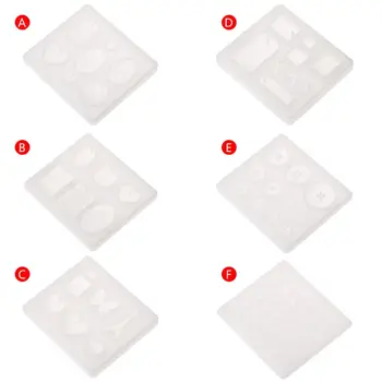 

Silicone Mold Mirror Crafts DIY Jewelry Making Pendant Epoxy Resin Cake Findings