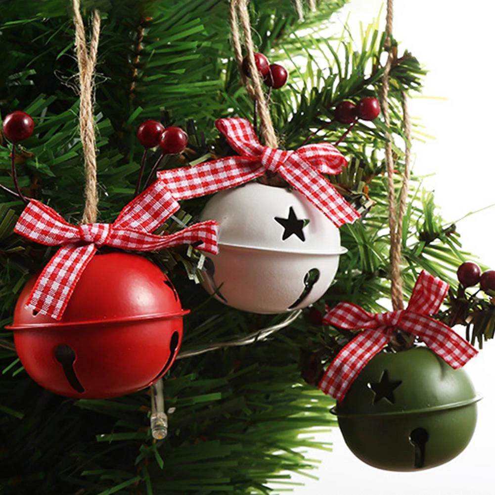 Red White House Christmas Trees 2022 Christmas Iron Bells Red, White And Green Metal Bells Christmas Tree  Ornaments Home Decoration Xmas Party Gifts 2022 New Year|Christmas Bells| -  Aliexpress