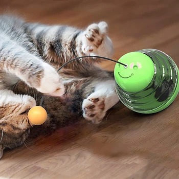 

Funny Cat Dog Snack Ball Tumbler Tasteless Toys Pet Supplies Fun Playing Creative Interactive Training Leaking Food Toys