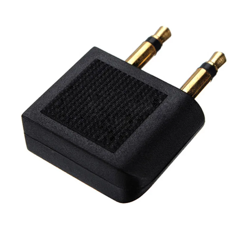 

2 pcs Airline Airplane Earphone Headphone Headset Jack Audio Adapter 3.5mm FKU66