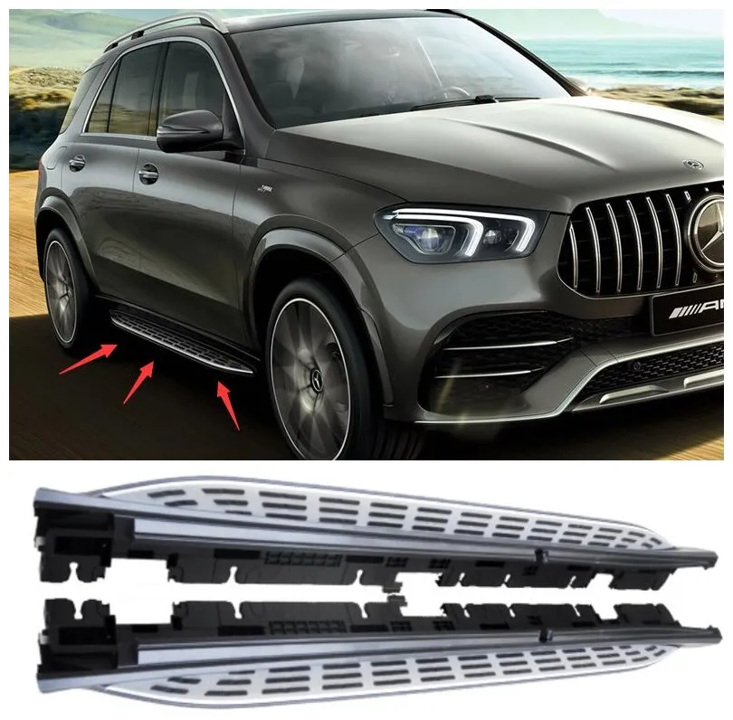 NEW High Quality Aluminum alloy Running Boards Side Step Bar Pedals For