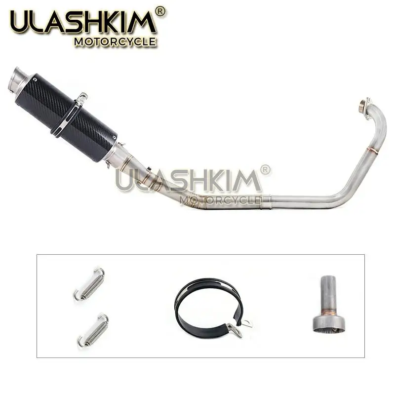 Мотоцикл Полная выхлопная система Escape Модифицированная средняя звеньевая труба