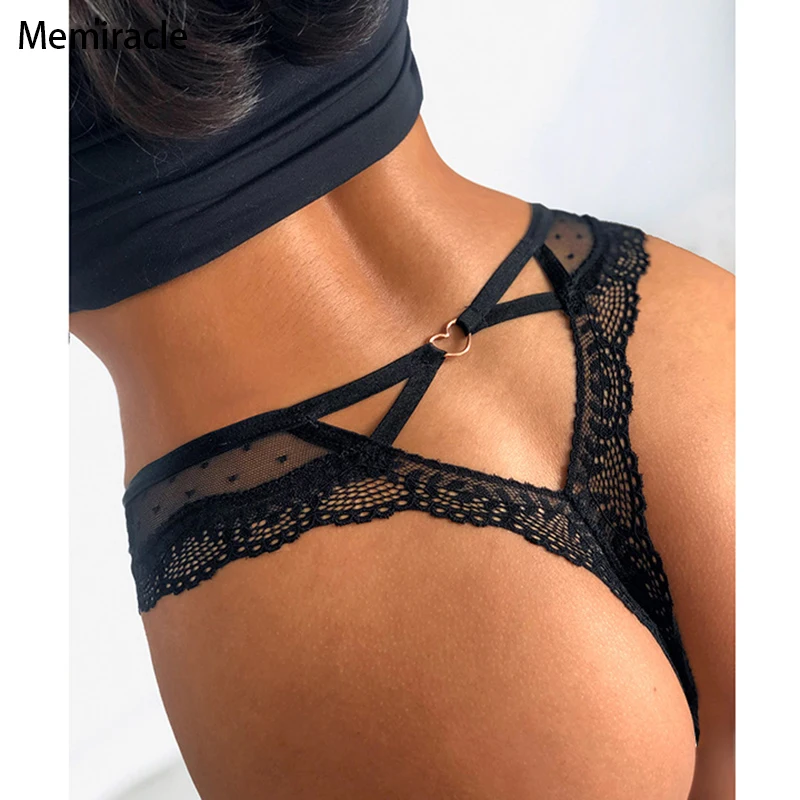 Женские прозрачные трусики-стринги с заниженной талией | Женская одежда