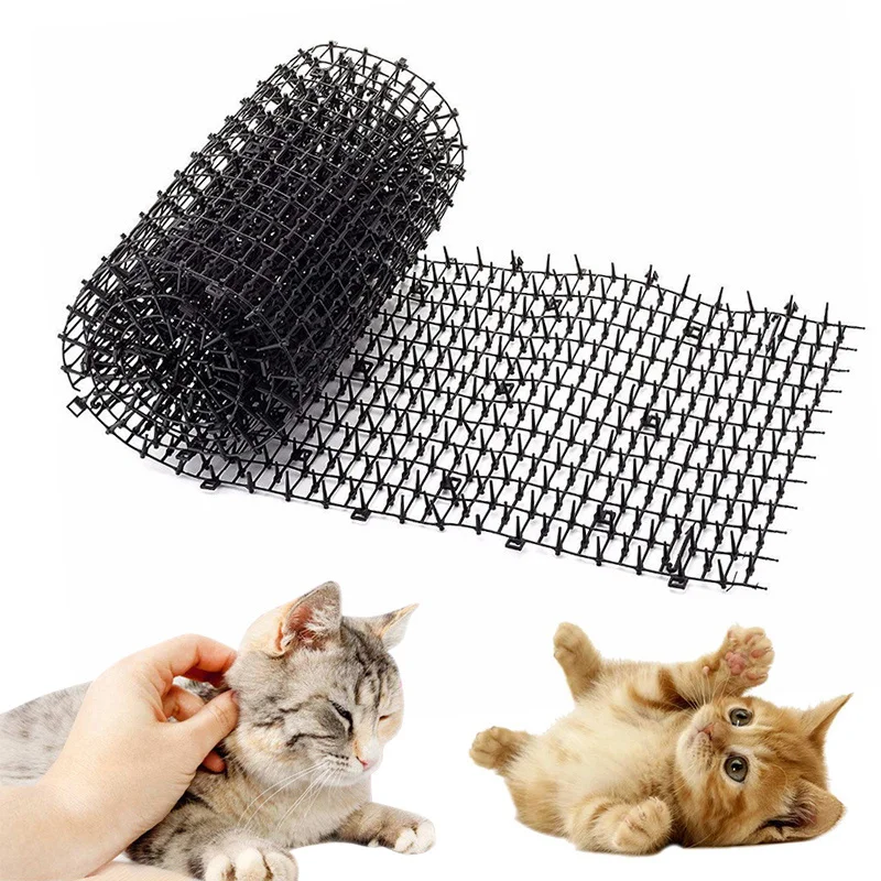 

Garden Safety Mat for Cat Anti-cat Plastic Pad Protection Plant and Flower Door Mat Pet Cat Restricted Area Cactus Pad