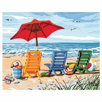 

DIY Digital Oil Painting 30*40 Iandscape Figure Flower Living Room Decoration Oil Paint By Numbers For Home Decor Art 2020