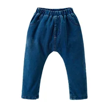 Осенне-зимние теплые ковбойские женские шаровары на гусеничном ходу; детская одежда; сезон зима