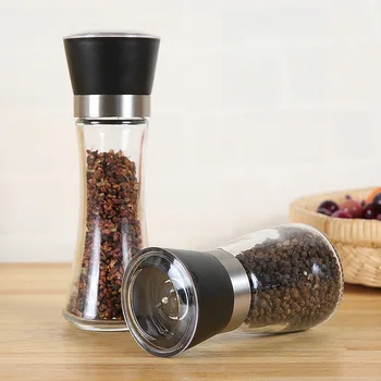 

High Quality Manual Black Pepper Grinder Seasoning Bottle Grinder Pepper Pot Kitchen Supplies