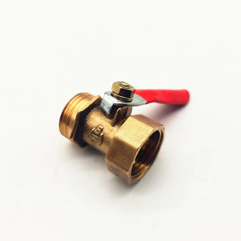 

Brass small ball valve Female/Male Thread Brass Valve Connector Joint Copper Pipe Fitting Coupler Adapter1/8" 1/4'' 3/8'' 1/2''