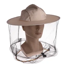 Новая шляпа пчеловодства, джинсовая сетка, защита для лица, Кепка от комаров, Открытый Кемпинг