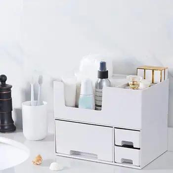 

Cosmetic Storage Box Plastic Table Top Organizing Box Drawer Type Mask Box Skin Care Product Rack Lipstick Rack