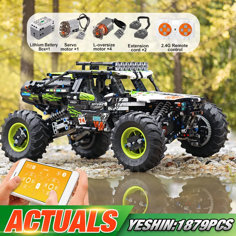 Yeshin APP Technic автомобиль игрушки совместимые со стандартным 4WD радиоуправляемым