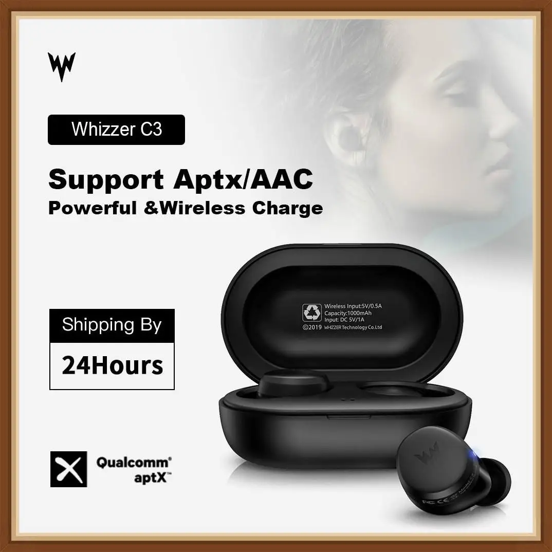 TWS-наушники Whizzer C3 APTX с поддержкой Bluetooth и чип | Электроника