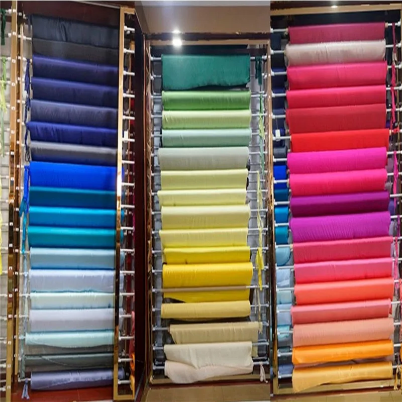 Шелковая атласная ткань 16momme 114 см 44 дюйма сплошной цвет тутового натурального чистого материала шелк Шармез ткань для женского платья