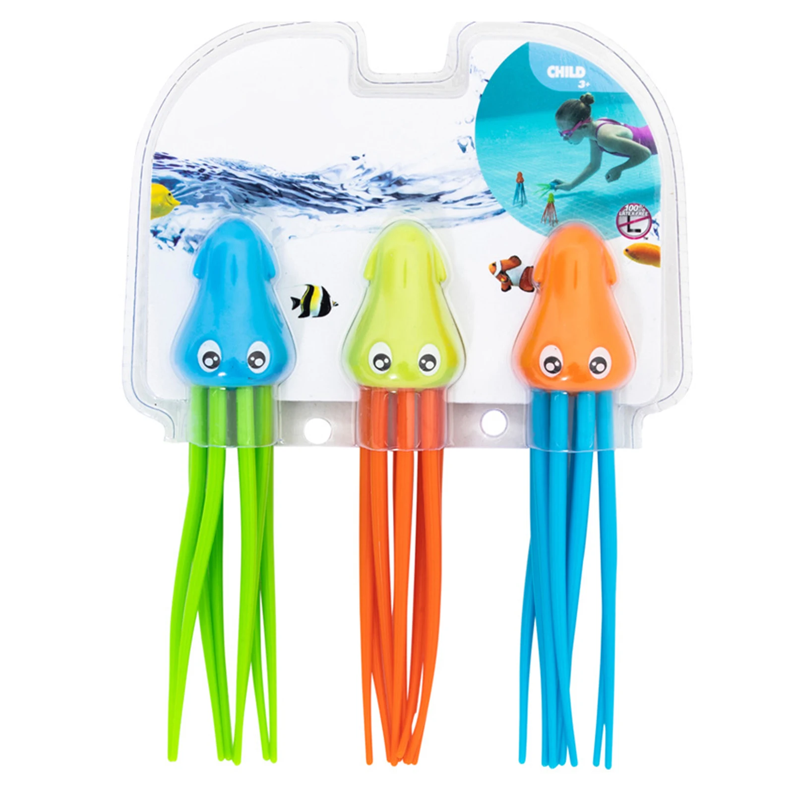 Children Swimming Octopus Pool Diving Toys Children Funny Octopus Play Water Toys Underwater Training Fun Bath