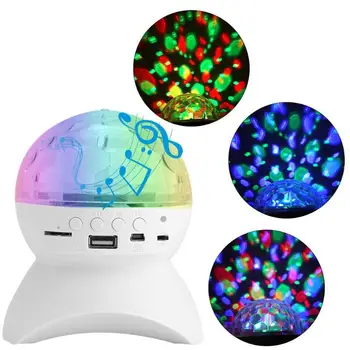 

USB Disco DJ Light LED Club Xmas Halloween Crystal Magic Effect Stage U-disk Memory Card Bluetooth Connection Ball Lamps