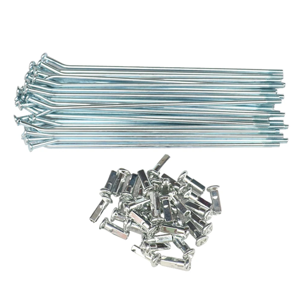 36pcs 3.8mm Thread Diameter 124mm-225mm Length Motorcycle Wheel Spokes With Nipples Dirtbike dirt bike wheel spoke