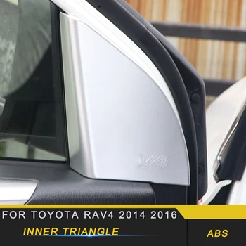 

For Toyota RAV4 2016 Car Styling Inner Triangle Panel Cover Trim Frame Sticker Interior Accessories