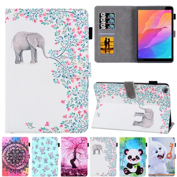 

Coque For Huawei Honor Waterplay 8 2020 8.0 inch Case Cartoon Elephant Leather Cover For Huawei C5 2020 8 inch Tablet Cover Case