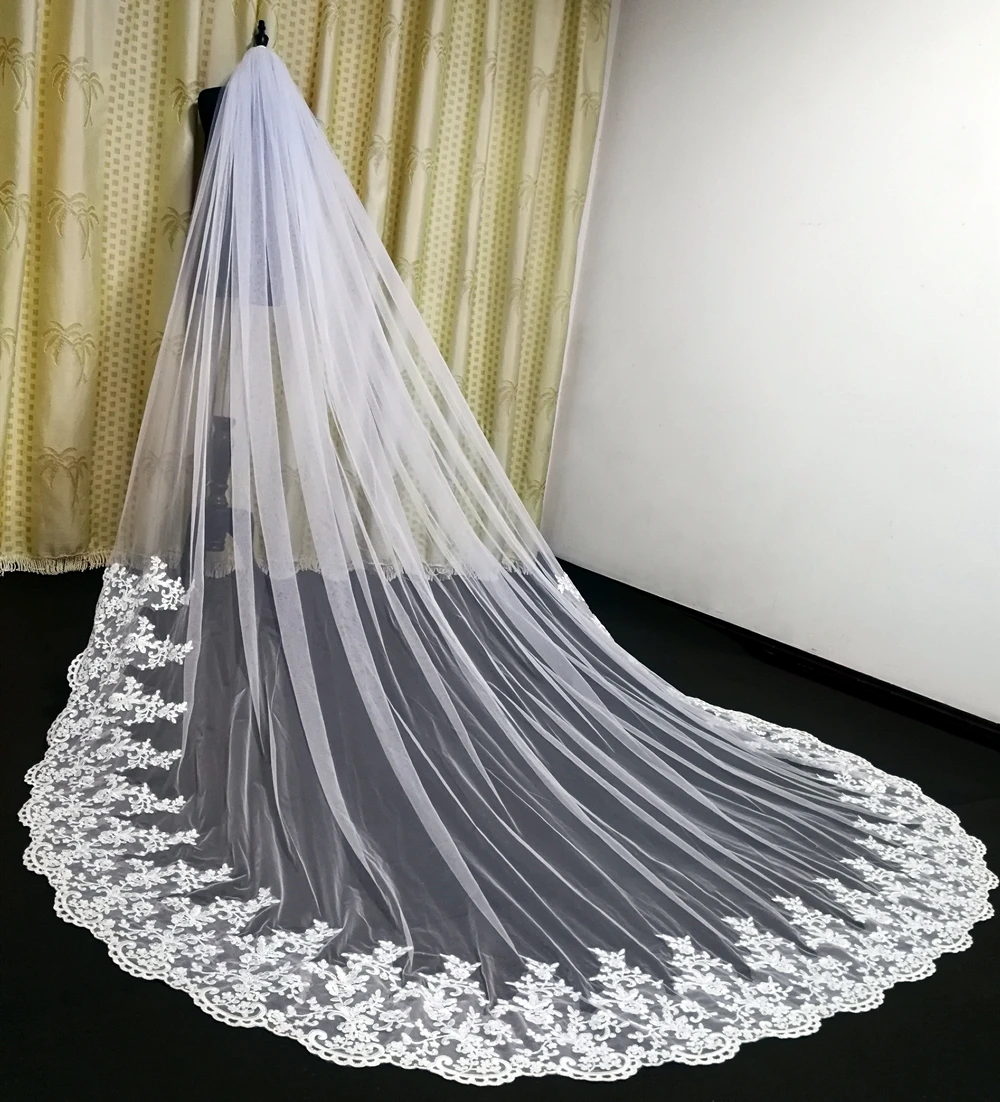 Bridal Veil Catholic Church Veil With Comb For Wedding