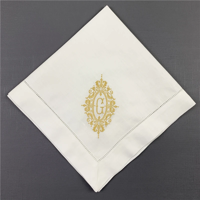 set-of-12-monogrammed-napkins-white-hemstitched-linen-men-napkins-ladder-embroidered-initial-dinner-napkins-napkins-20-x20