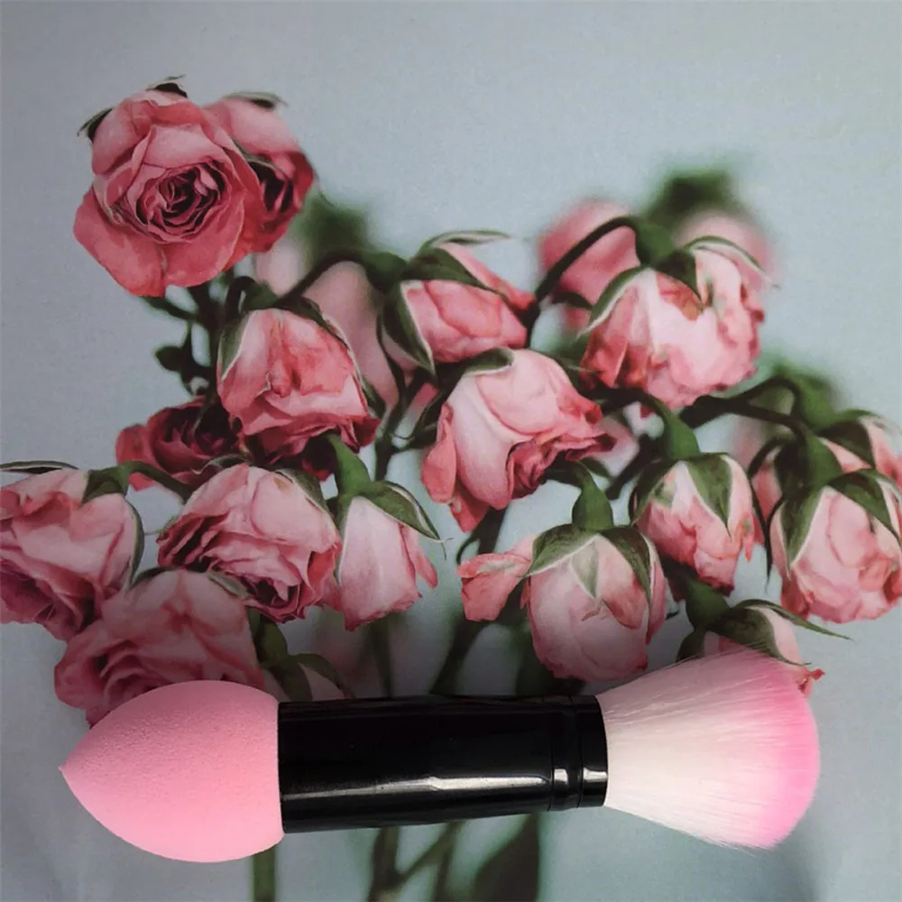 Professional Two Heads Big Makeup Brushes Foundation Blusher Nylon Make Up Brush Tool Maquiagem