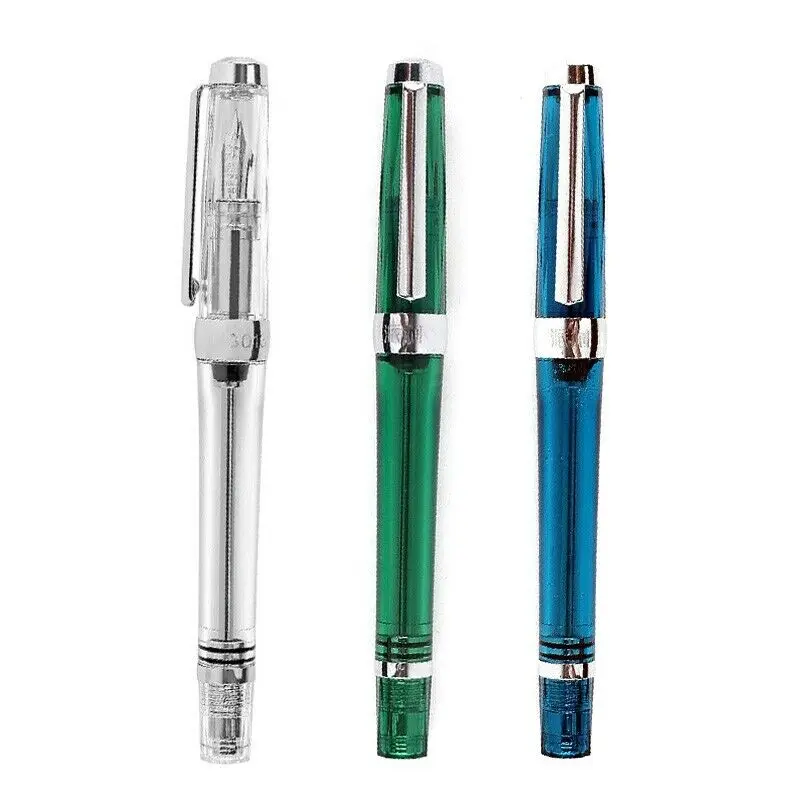 Полупрозрачная ручка перьевая Wing Sung 3013 EF/F/чернильная ручка|nib pen|extra finefountain nib |
