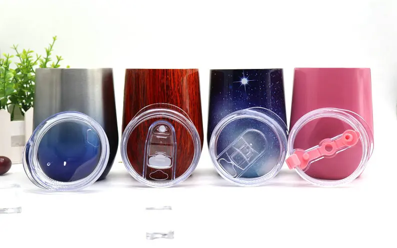 5 шт. герметичный многоразовый пластиковый колпачок для чашки термоизоляционная Крышка для 9 унций Вакуумная бутылка для яиц кофе термос кружка