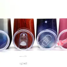 5 шт. герметичный многоразовый пластиковый колпачок для чашки термоизоляционная Крышка для 9 унций Вакуумная бутылка для яиц кофе термос кружка