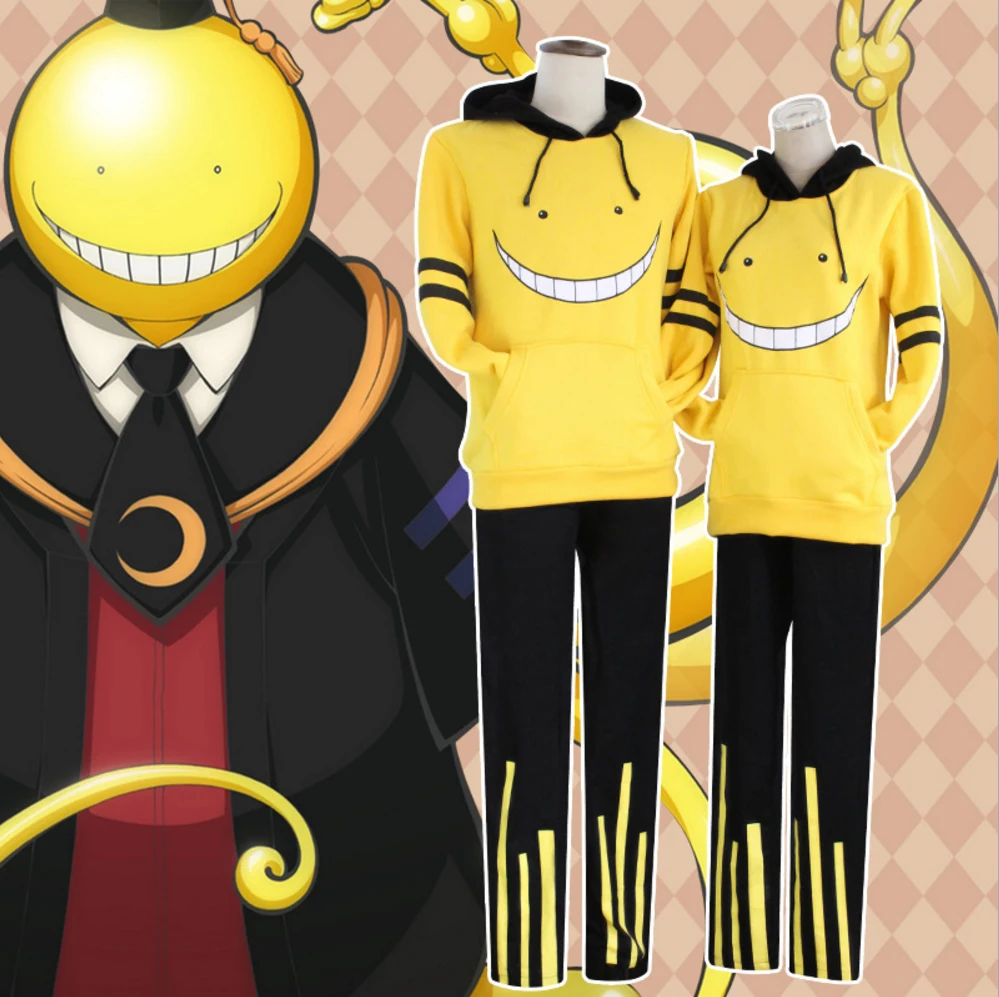 

Anime Assassination Classroom Cosplay Costumes Koro Sensei Cosplay Costume Hoodies Halloween Party Game Ansatsu Kyoushitsu