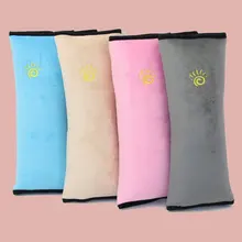 Мягкий подголовник поддержка шеи Подушка Чехол Подушка, не скользит, не натирает универсальный автомобильный ремень безопасности плечевой ремень