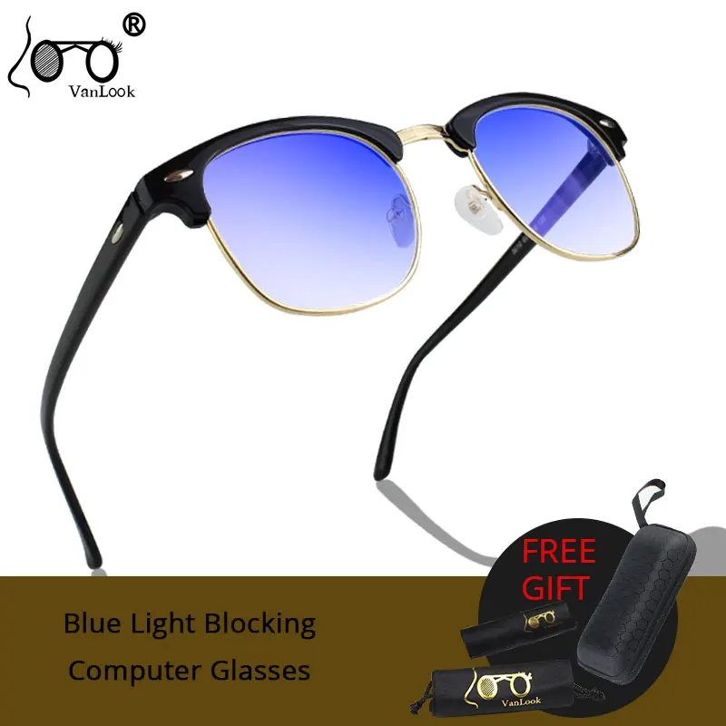 

Computer Glasses Transparent For Women Men Spectacle Frame Anti Blue Ray Clear Fashion Eyeglasses Oversize Blue Light Blocking