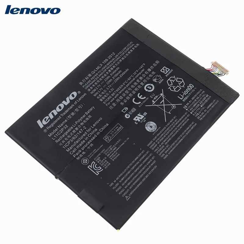 Lenovo 100% оригинальный 6100 мАч L11C2P32 аккумулятор для LENOVO IdeaTad S6000 S6000-F S6000-H A7600 A7600-HV A7600-F