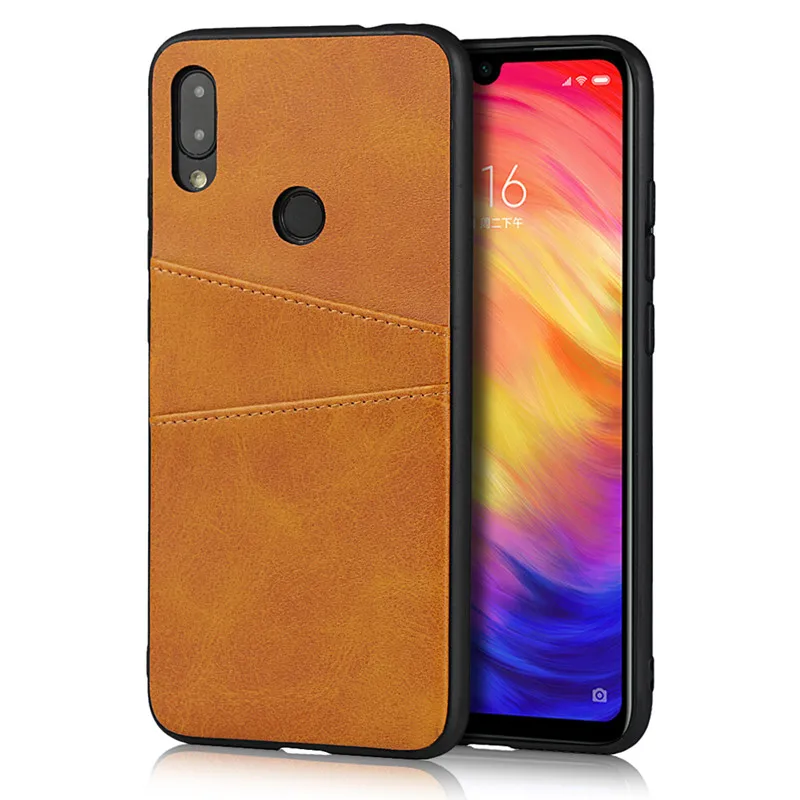 PDGB слот для карт силиконовый чехол для Xiaomi mi 9 8 Lite A2 Red mi 6 6A K20 Pro Note 7 Global винтажный кожаный чехол прочный Чехол