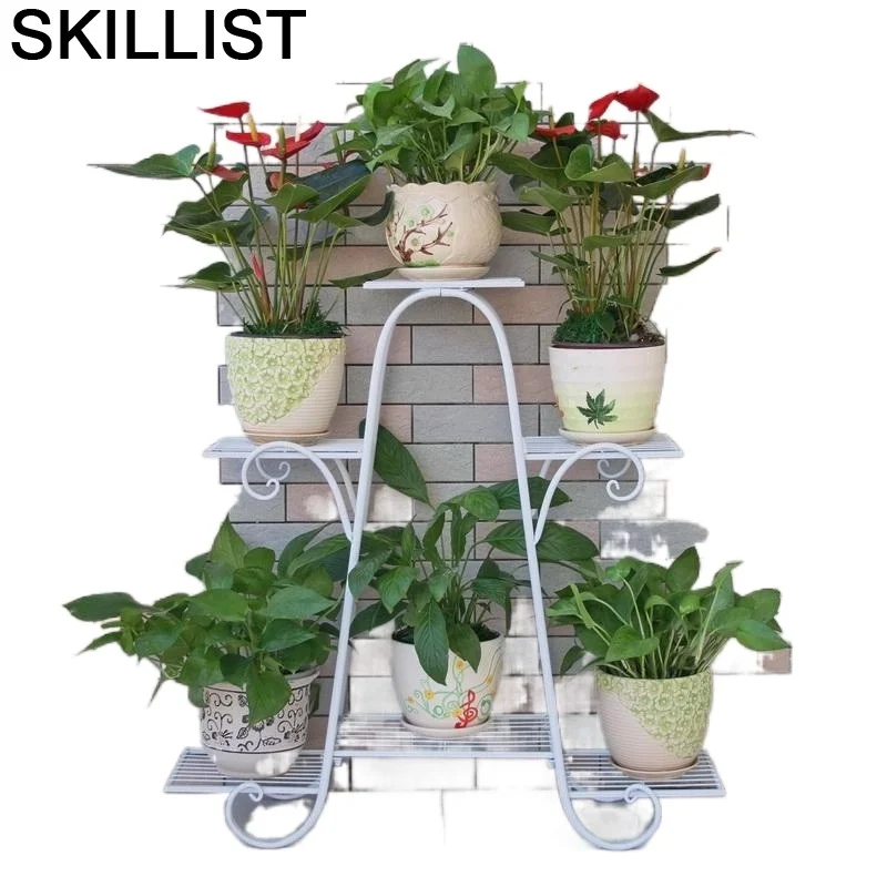A Ripiani Support Plante Outdoor Decoration Decor Balcony Iron Decoracion Exterior Stand Balcon Flower Balkon Plant - Цена: 5 129,37 - 6 270,39 руб.