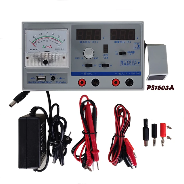 15v 2a/3a Ps1502 Ps1503a Mini Dc Power Supply Adjustable Digital Regulated Power With Gsm Signal Test For All Phone Repair - Switching Power Supply - AliExpress