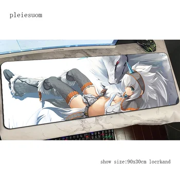 

monster hunter mouse pad 900x300x4mm Computer mat Fashion gaming mousepad large HD pattern padmouse keyboard games pc gamer desk