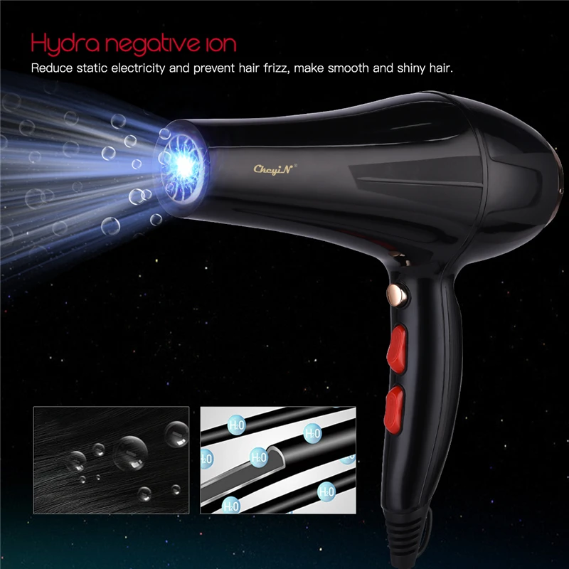 Günstige 5000W Negative Ionen Haar Trockner Professionelle Blau Licht Anion Fön Salon Haar Styling Haartrockner 2 Geschwindigkeit 3 Wärme einstellungen 31