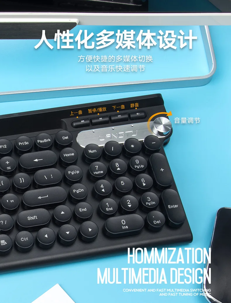 conjunto de teclado mouse sem fio para pc desktop