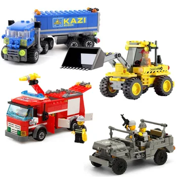 

163Pcs Transport Dumper Truck Model Building Block Toys 6409 Figure Educational Gift For Children Compatible Technic