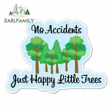 EARLFAMILY 13cm x 13cm for Happy Little Trees Anime Car Stickers Helmet Motorcycle Sunscreen Vinyl JDM Bumper Truck Graphics EARLFAMILY 13cm x 13cm for Happy Little Trees Anime Car Stickers Helmet Motorcycle Sunscreen Vinyl JDM Bumper Truck Graphics