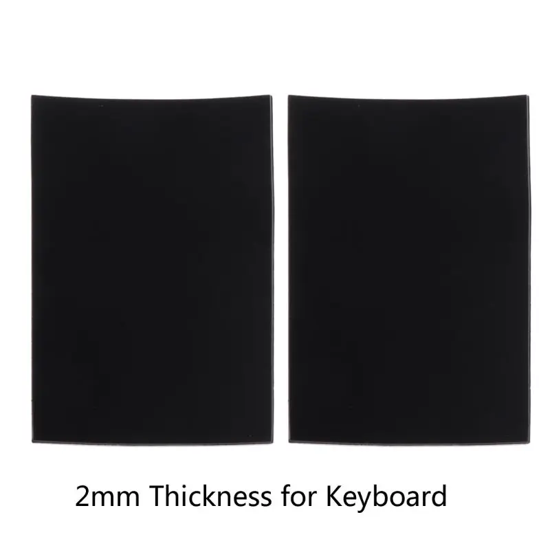 

2PCS DIY 2mm Thickness 98x68mm Mouse Skate For Mechanical Keyboard Non-slip Foot Pads