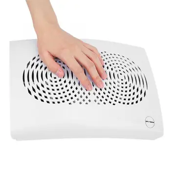 

20W Nail Dust Collector Dual Fans Vacuum Cleaner Machine Nail Art Solon Nails Dust Vacuum Machine Accessories