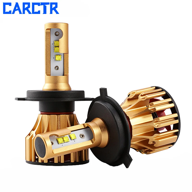 CARCTR H7 H4 светодиодный автомобилей головной светильник лампы 9005 9006 H11 70 Вт 8000LM 6500 к SMD чипов Автомобильный светодиодный H1 авто фары автомобиля светодиодные фары головного света - Испускаемый цвет: 2 pieces
