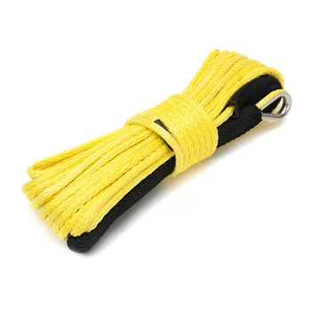 

1/4x50inch Winch Rope For ATV UTV SUV 4WD Car Splice No Sharp Burs Accessories