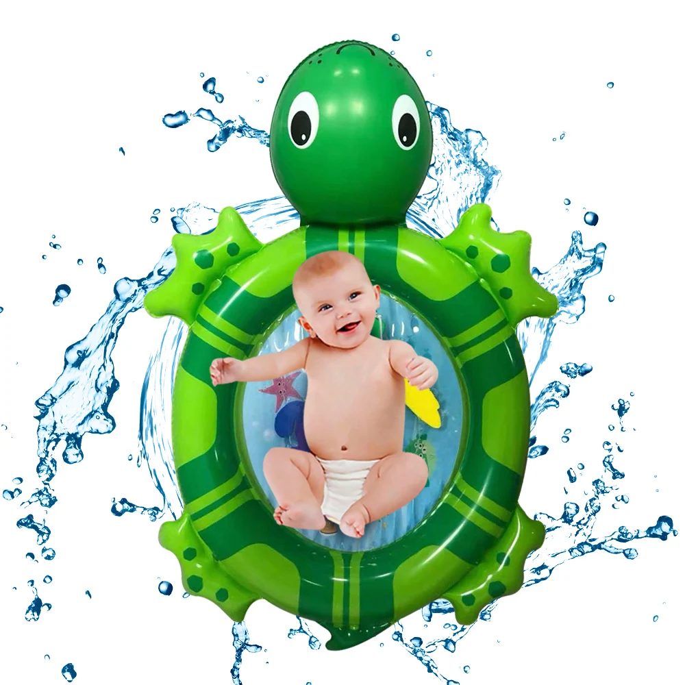Подушка для воды для детей, надувная игрушка в форме черепахи, детский плавающий игровой коврик, Детская большая водная подушка, игрушка