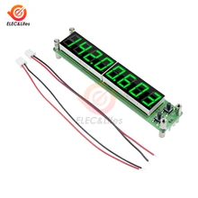 Probador de contador de frecuencia de señal RF, 0,1Hz-60MHz, 20MHz a 2400MHZ, 2,4 GHz, 8 dígitos, LED, Detector de frecuencia de cimómetro Digital