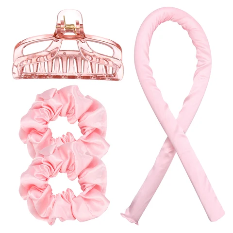Easy To Use Heatless Curling Rod Lazy Curler Silk Curling Ribbon Make Hair Curly Wave Formers Headband Wave Formers
