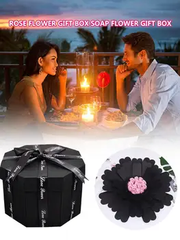 

Surprise Explosion Box DIY Handmade Scrapbook Photo Album Wedding Gift Box For Valentine Christmas Gift Boxes