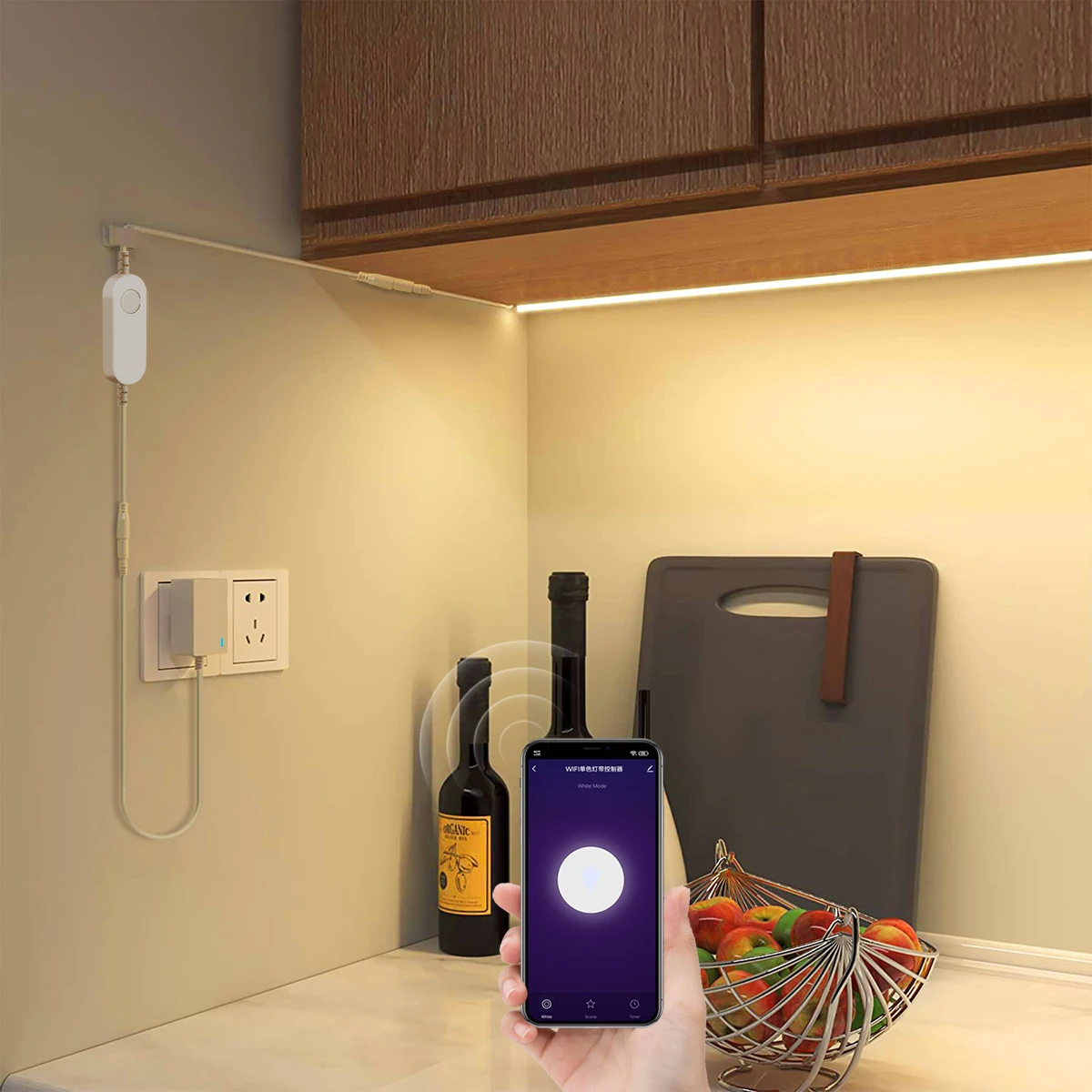 Ultra Bright Smart LED Strip Light with Adjustable Color Temperature