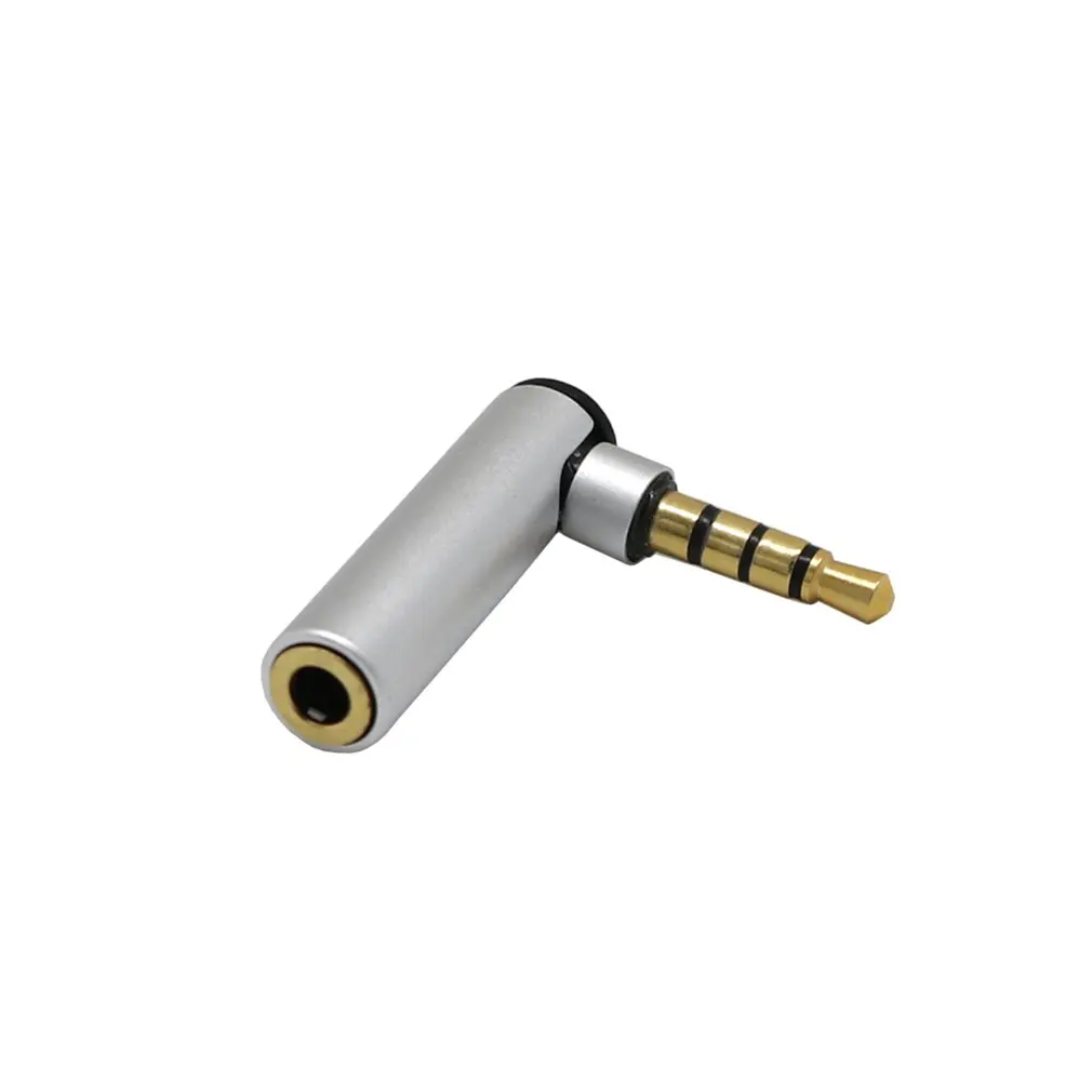 90 Degree Right Angled 3.5mm Male To Female Audio Converter Adapter Connector L Type Stereo Earphone Microphone Gold Jack Plug | Компьютеры